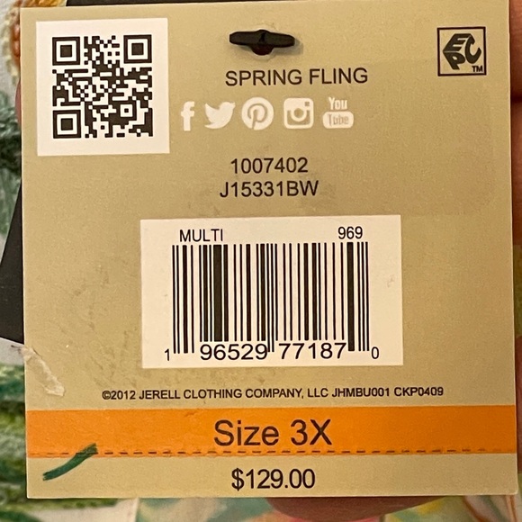 John Mark NWT 3X Embroidered Floral Spring Fling Button Down Blouse Shirt Pink - Picture 4 of 7